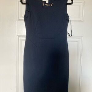 Ivanka Trump Midnight Blue Midi Dress